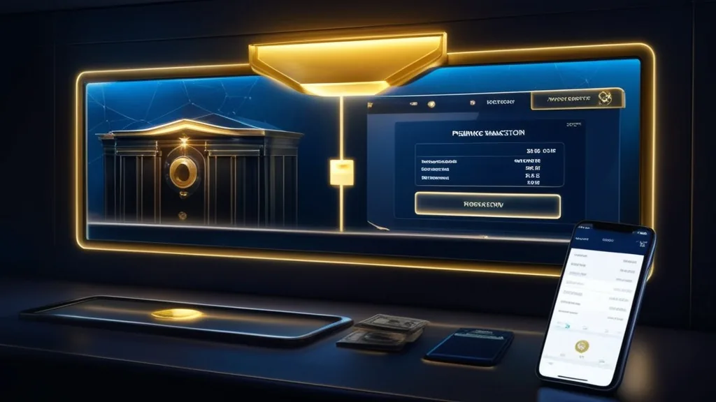 Ekran wypłaty z ikoną oczekującej transakcji i telefonem w kasynie